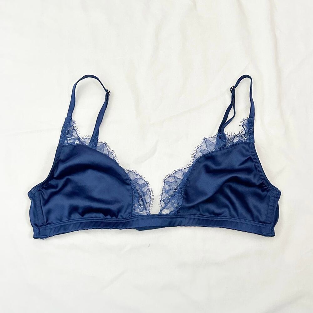 Satin Triangle Bralette